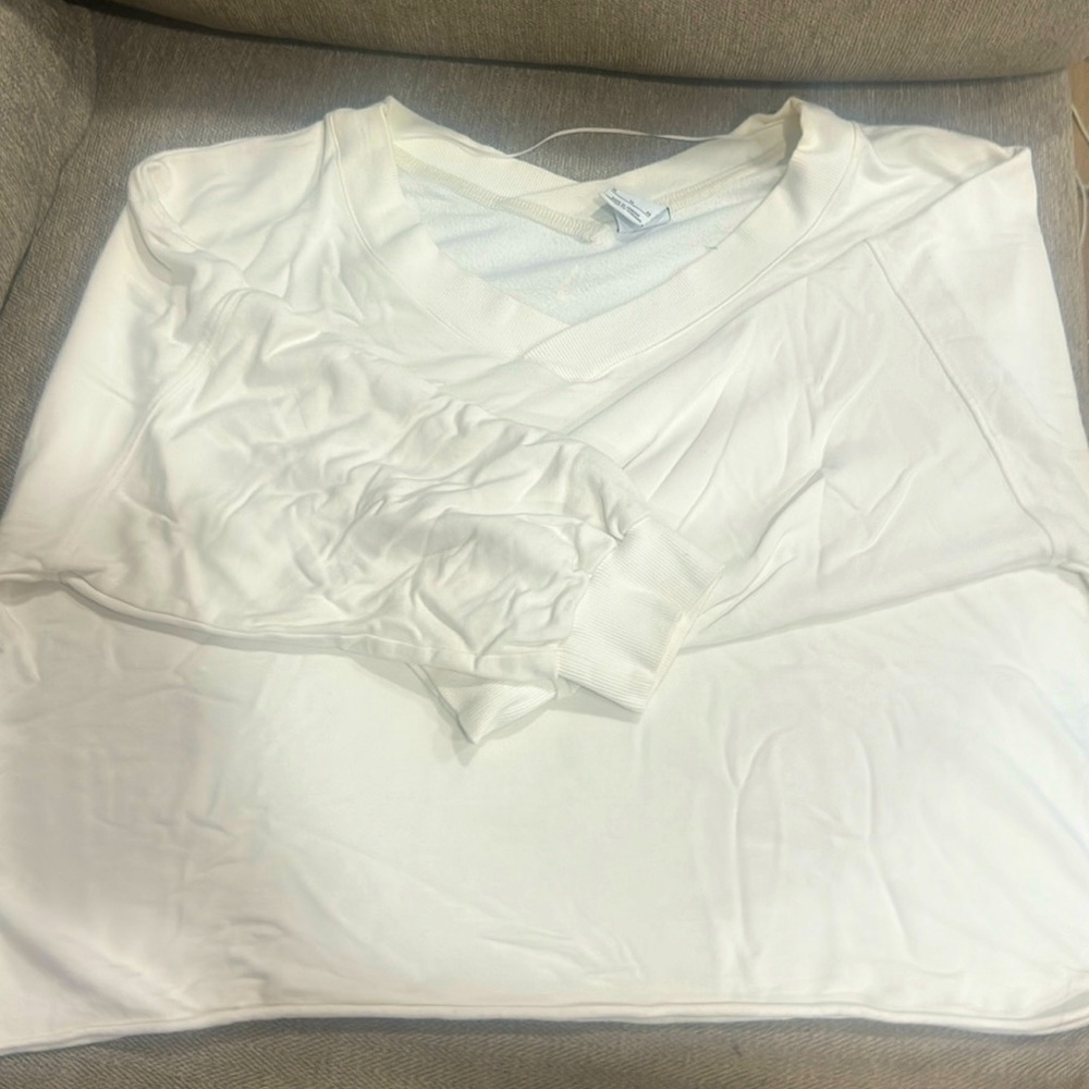 Nike yoga crop style sweatshirt